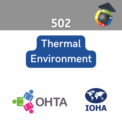 OHTA Training - 502: Thermal Environment 1 Thermal Environment